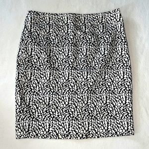 Ann Taylor LOFT Lined Print Skirt